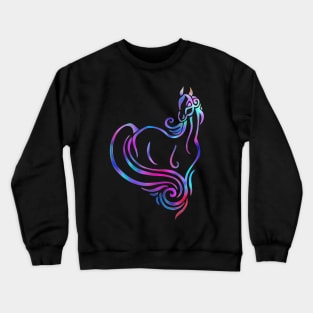 Colorful Horse Crewneck Sweatshirt